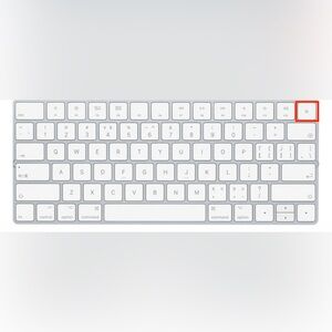 Wireless White Keyboard